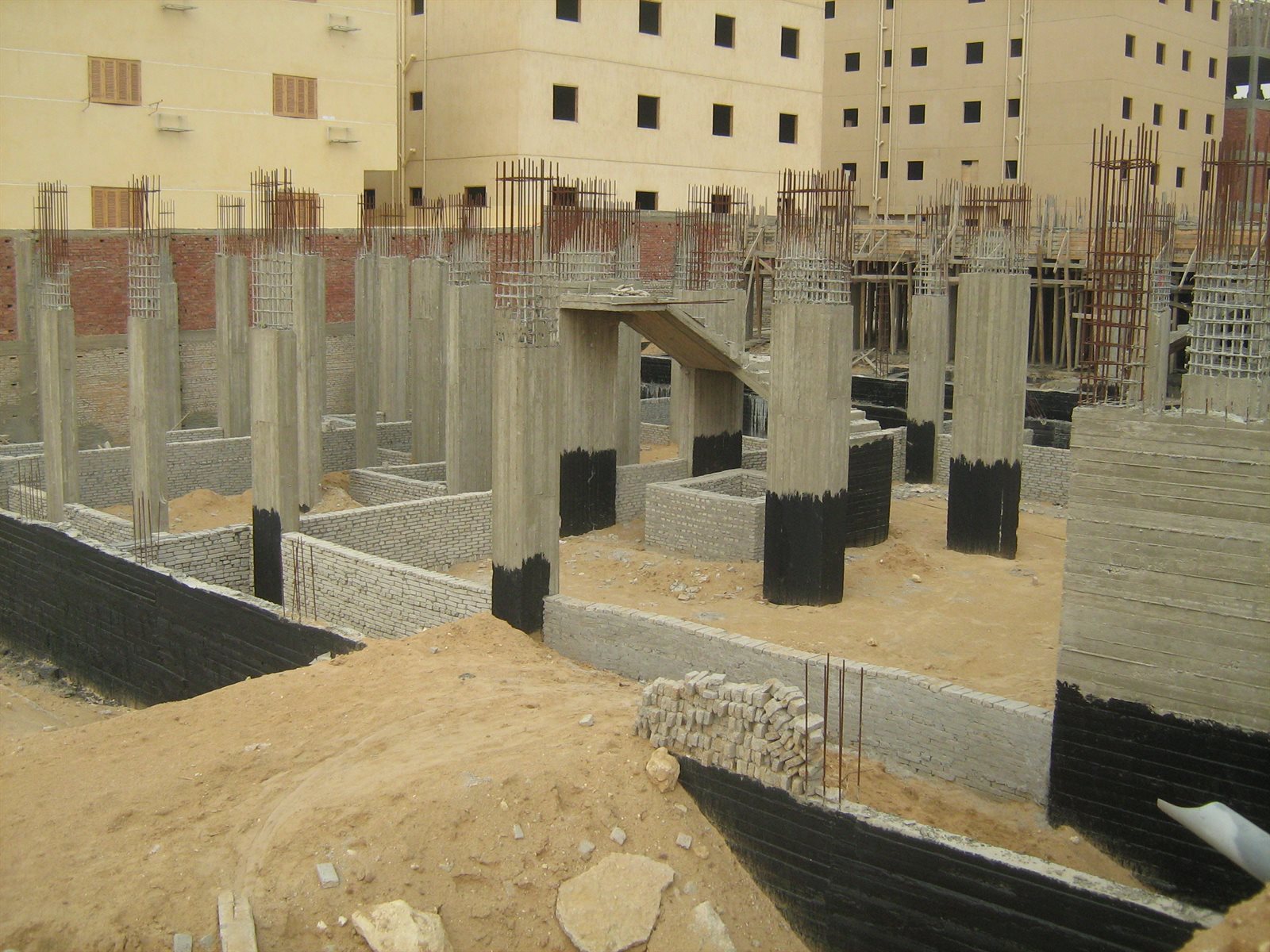 البنفسج — القواعد وعزل الأساسات