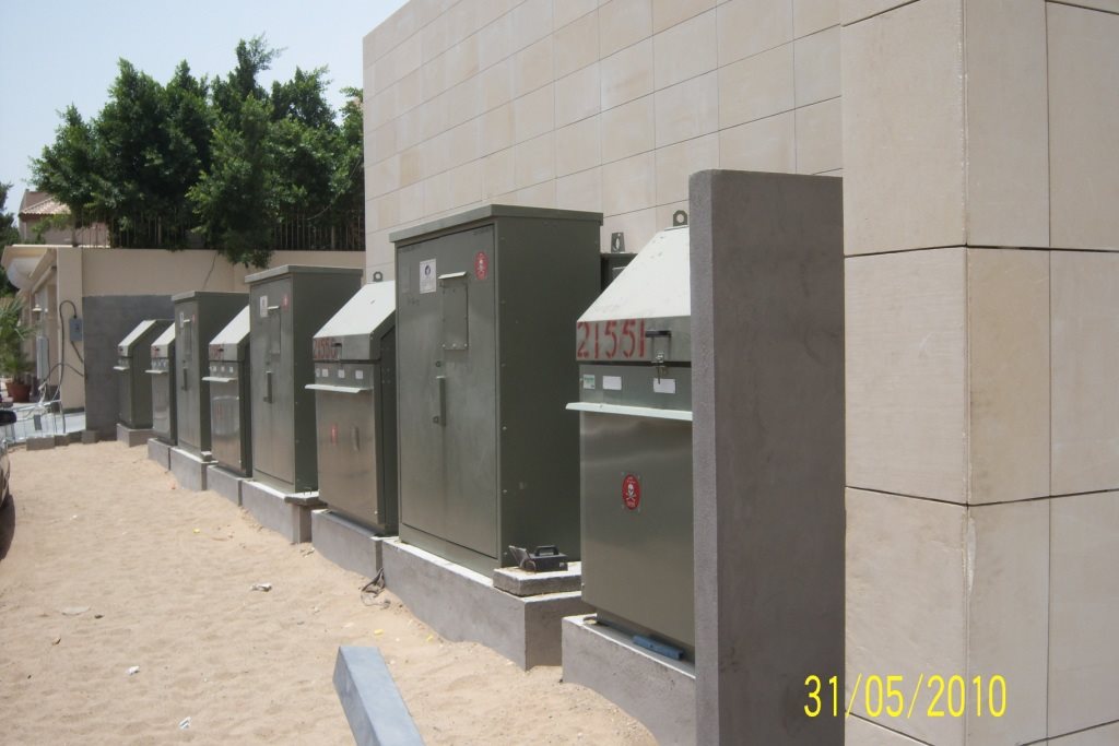Bin Sulaiman electrical substation and transformers