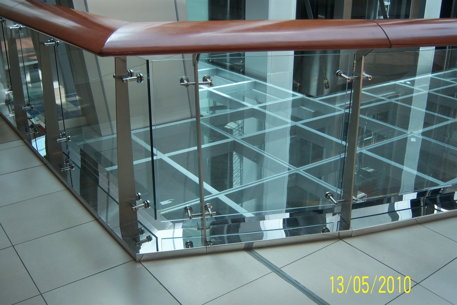 Bin Sulaiman glass and stainless steel balustrade