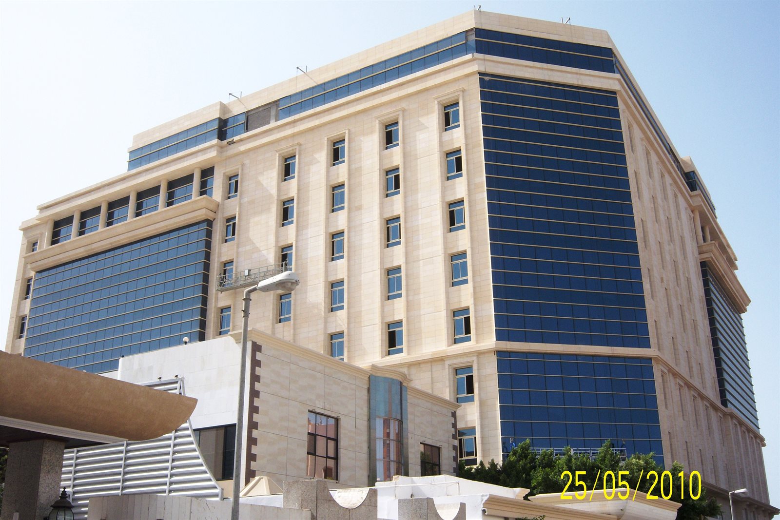 Bin Sulaiman completed tower glass and stone facade