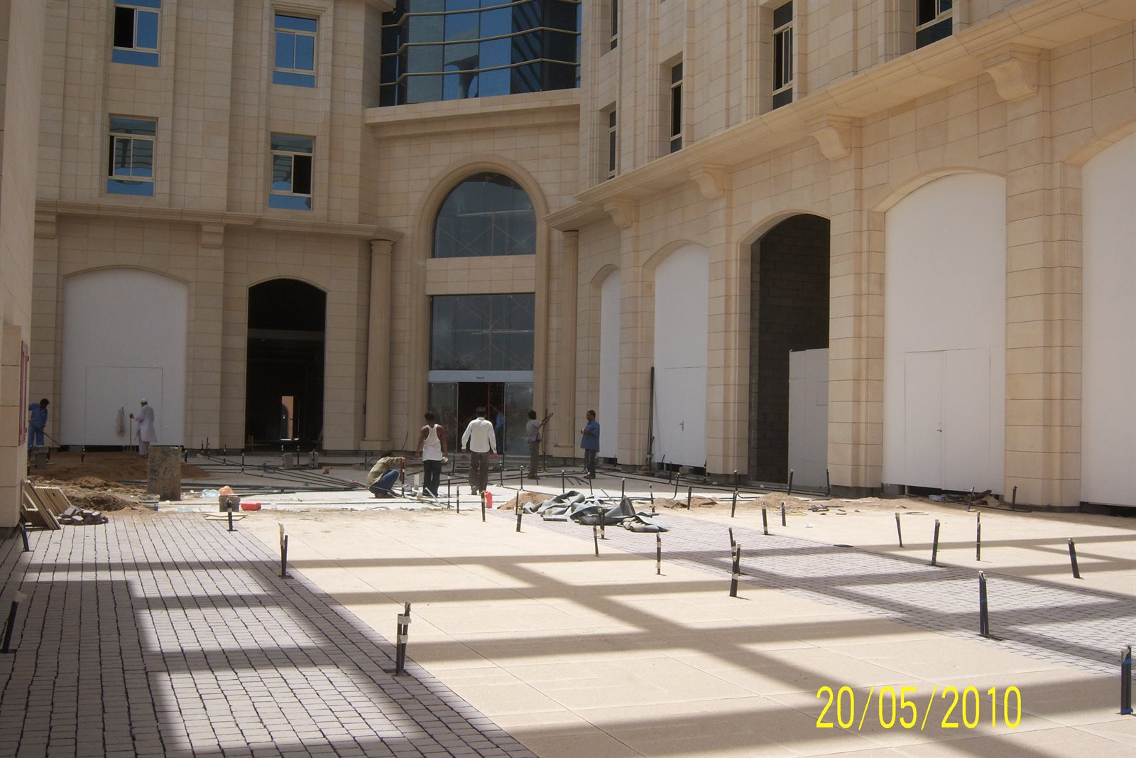 Bin Sulaiman courtyard stone paving