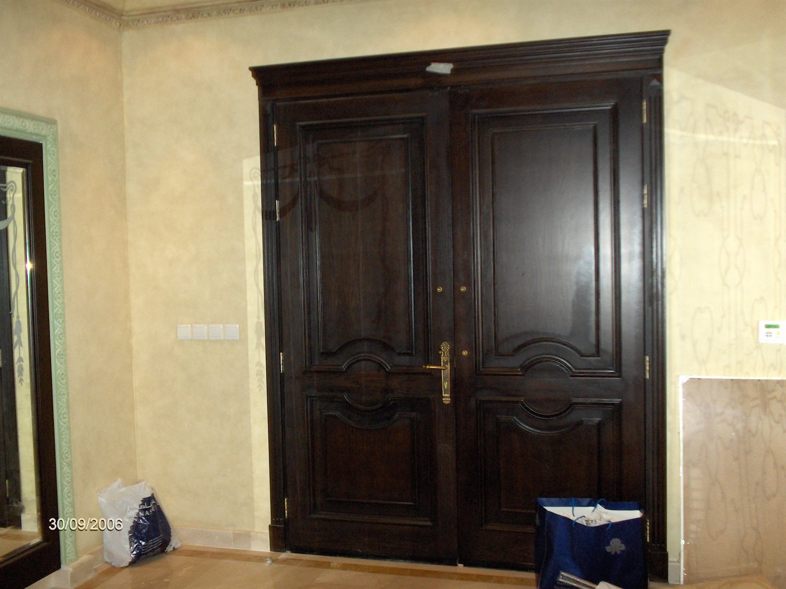 Kamal carved mahogany wood doors