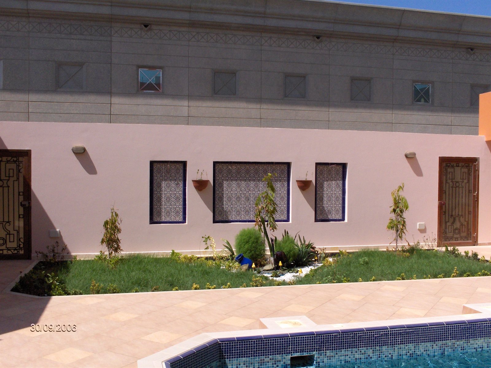 Kamal landscaped courtyard garden