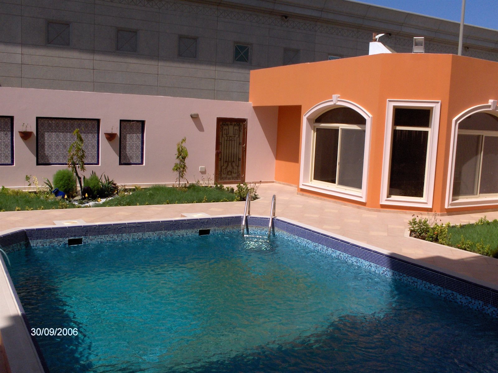 Kamal swimming pool and landscaped garden