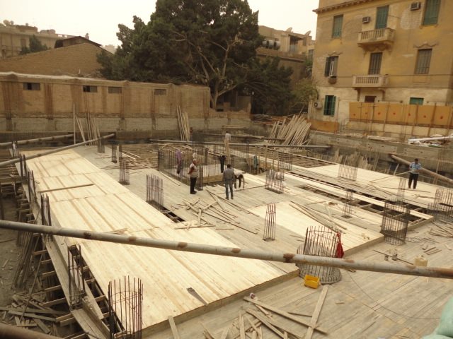 Sheriff Plaza floor slab formwork soffit