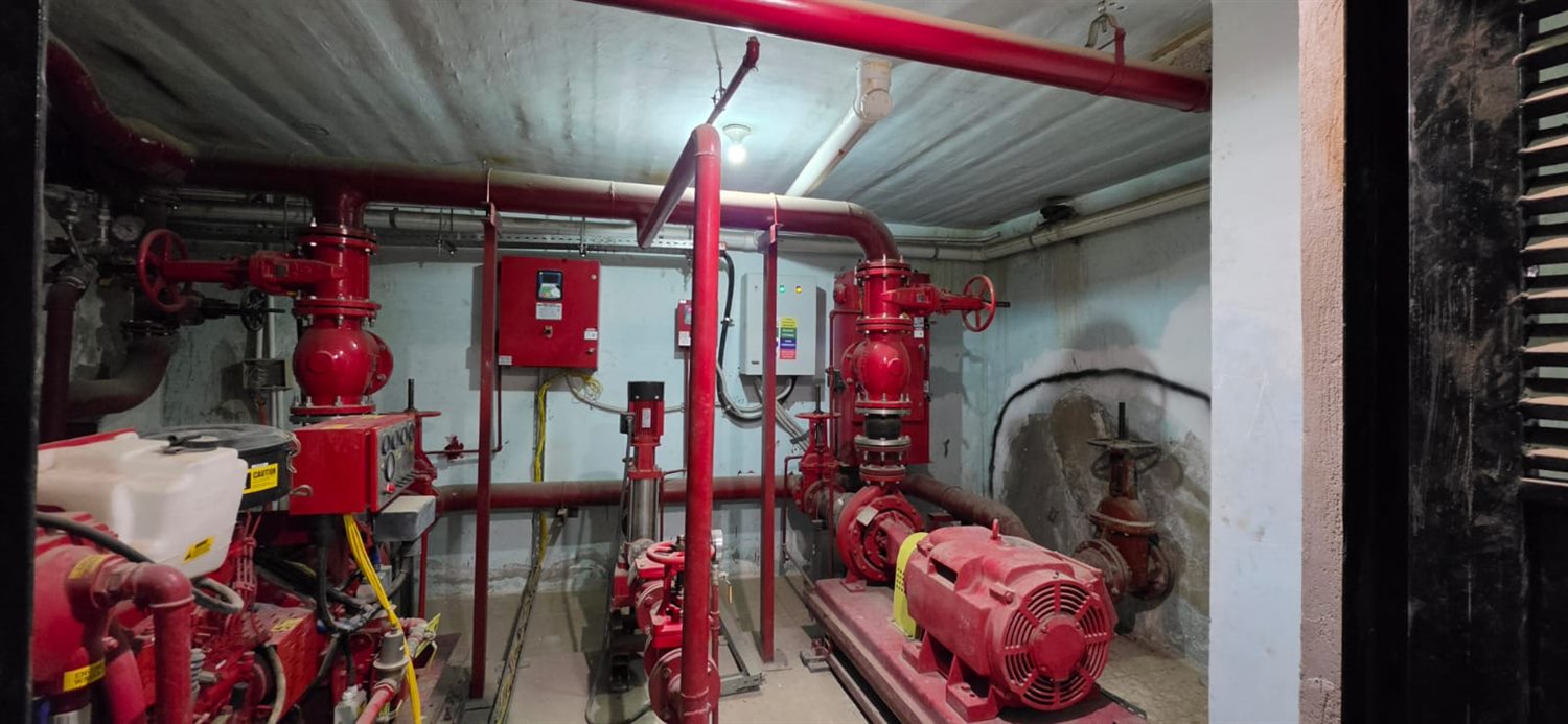 Sheriff Plaza fire pumps electric diesel jockey