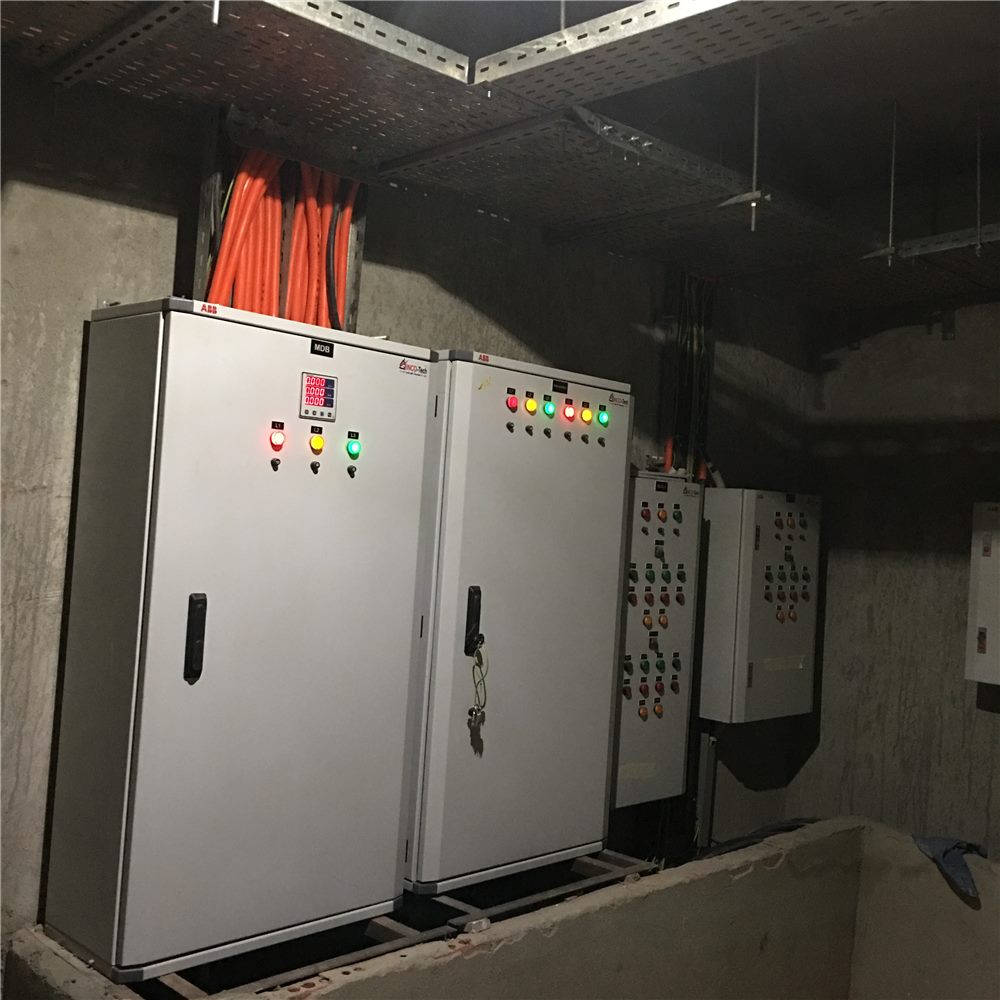 Sheriff Plaza — electrical distribution
