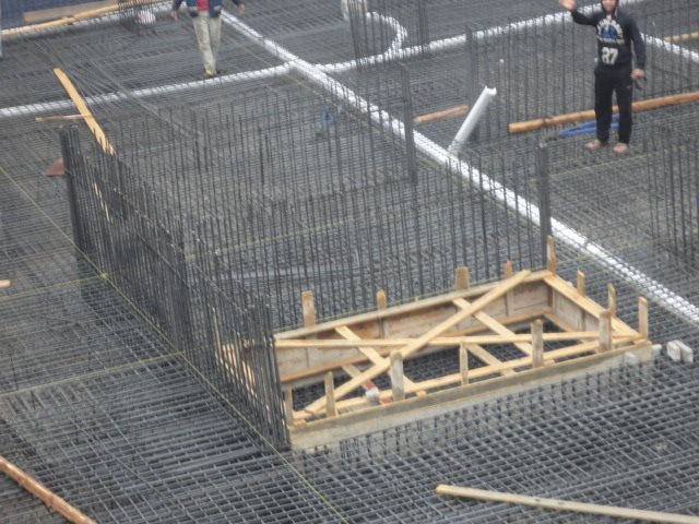 Sheriff Plaza raft foundation