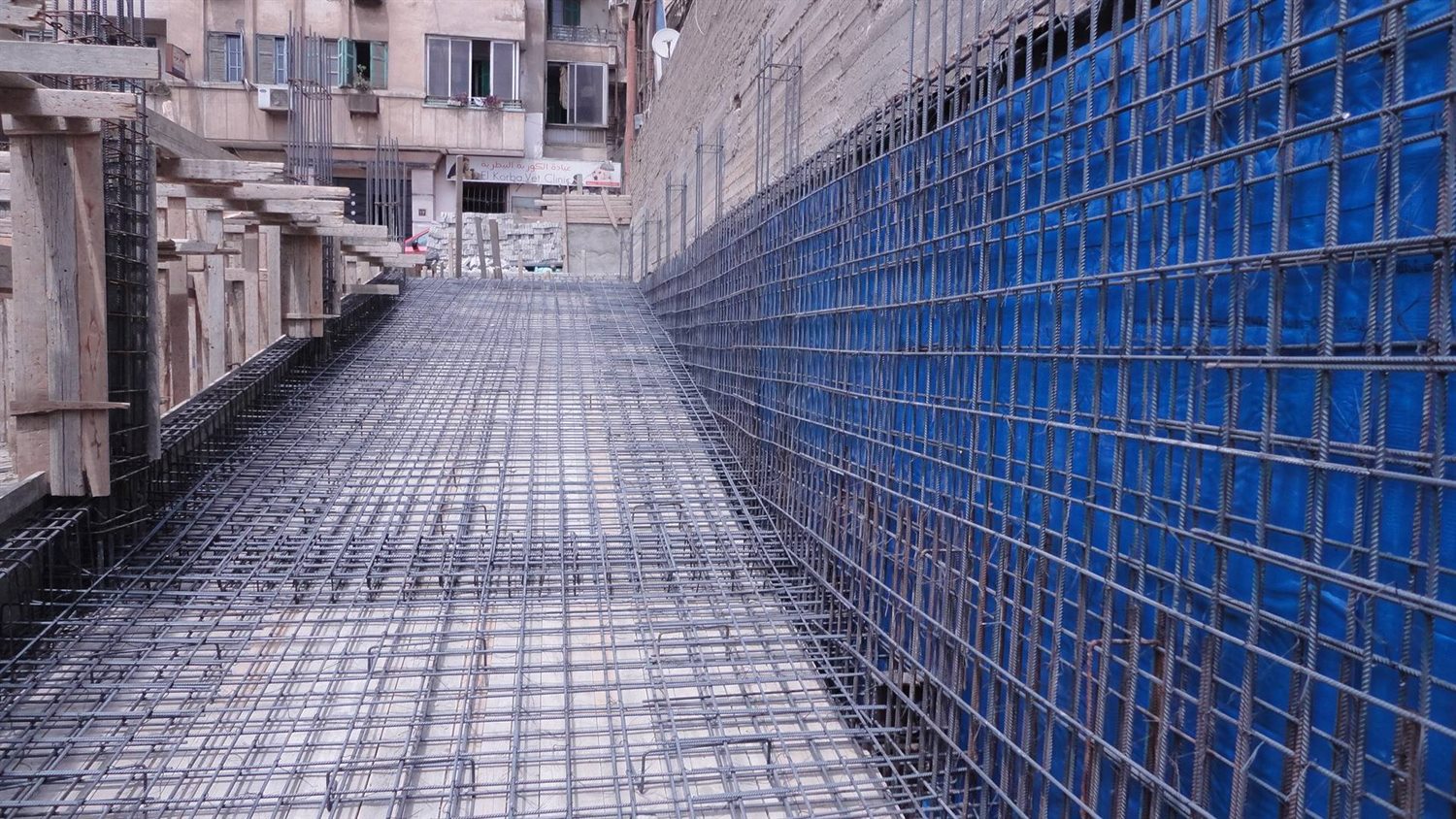 Sheriff Plaza raft reinforcement
