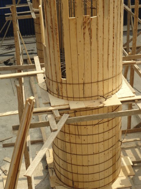 Sheriff Plaza RC column formwork