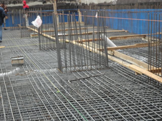 Sheriff Plaza roof slab reinforcement and upstands