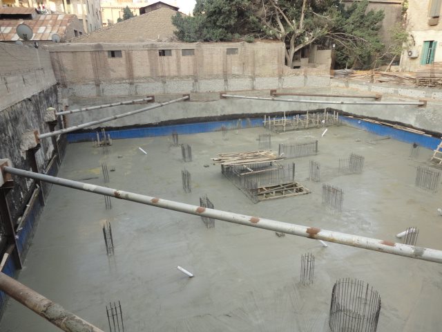Sheriff Plaza — RC roof slab poured